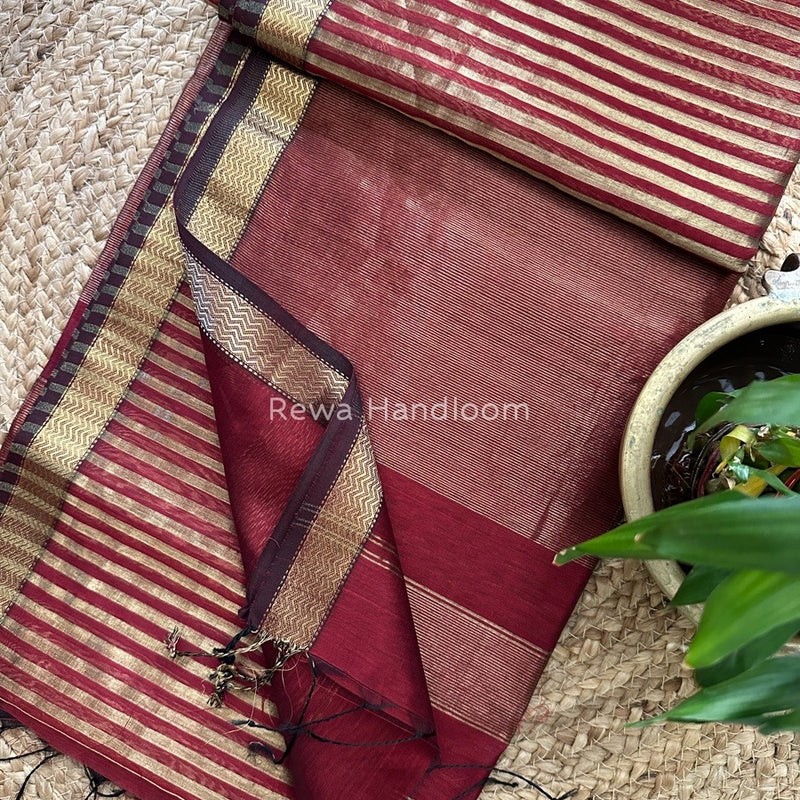 Maheshwari Tissue Silk Saree