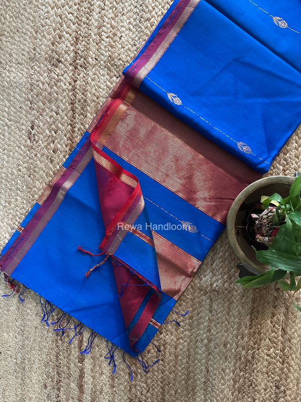 Maheshwari Shaded Lotus Butta Saree