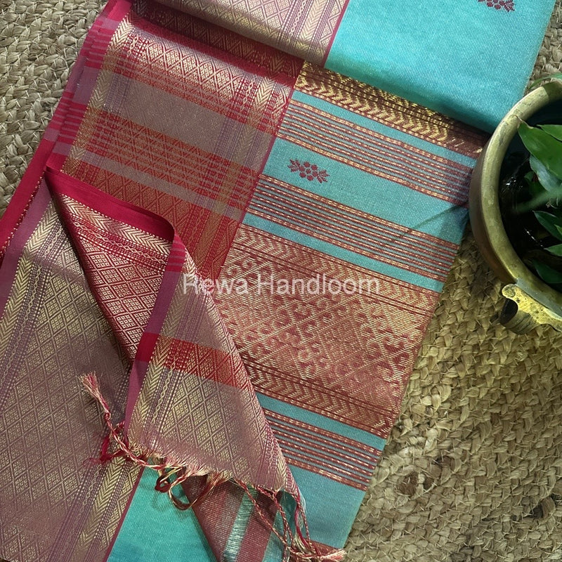 Maheshwari Tissue Rich Pallu Saree