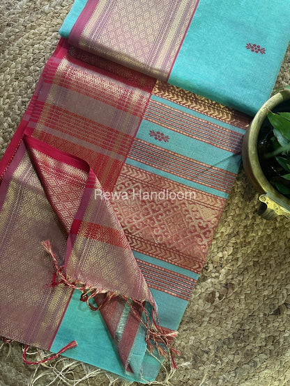 Maheshwari Tissue Rich Pallu Saree