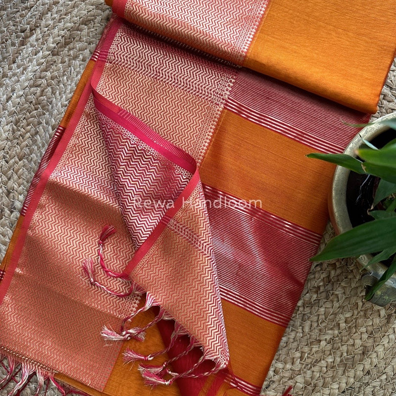 Maheshwari Zari Skirt Saree
