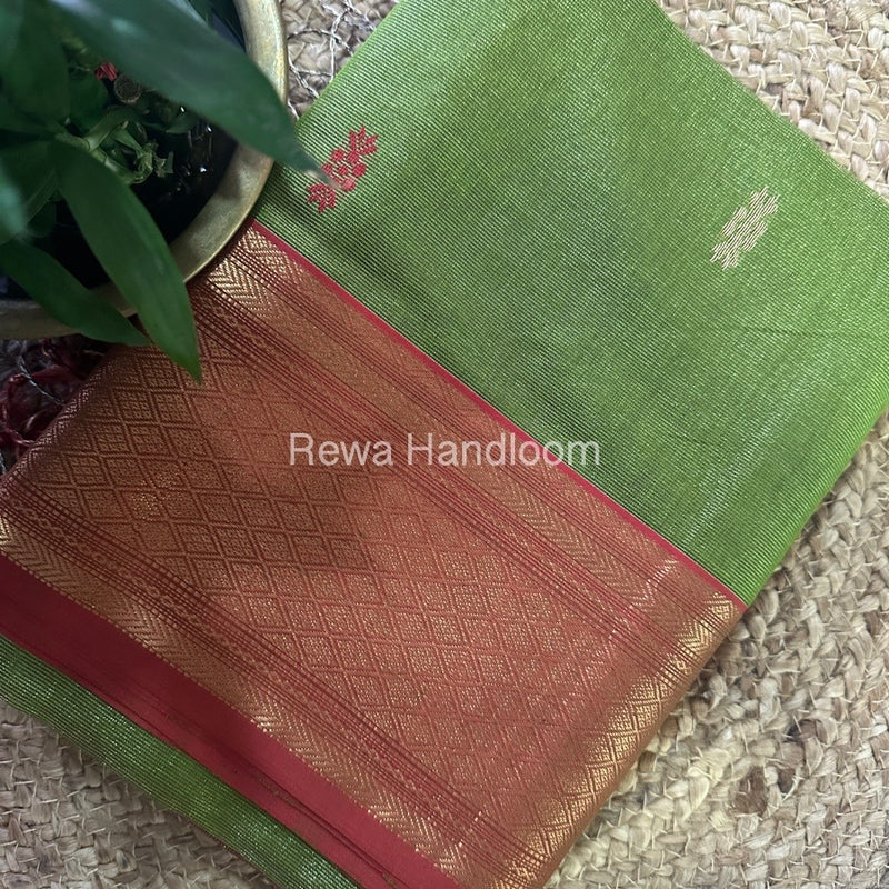 Maheshwari Tissue Silk Saree