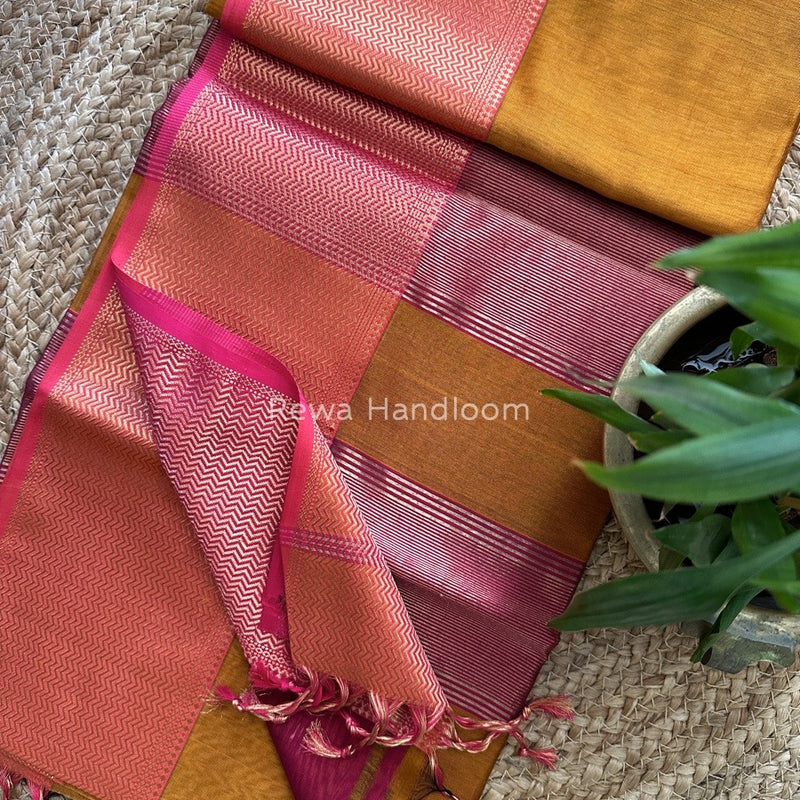 Maheshwari Zari Skirt Saree
