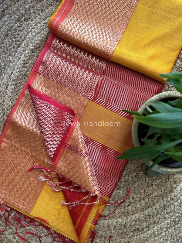 Maheshwari Zari Skirt Saree