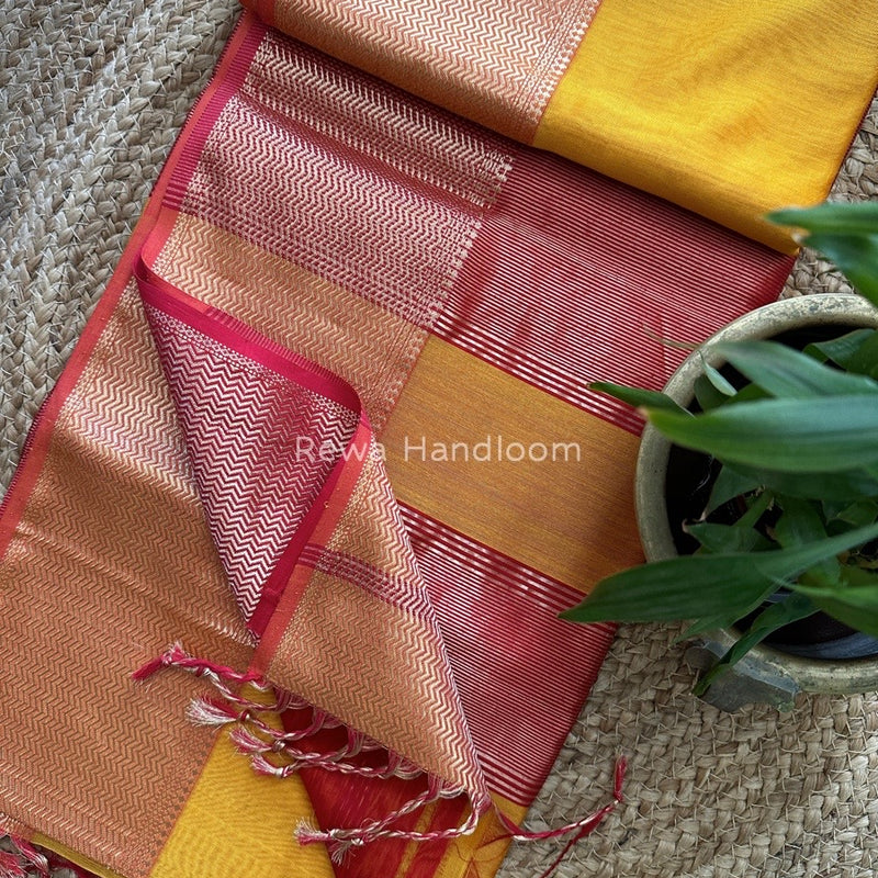 Maheshwari Zari Skirt Saree