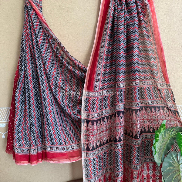  Chanderi Silk Printed Saree