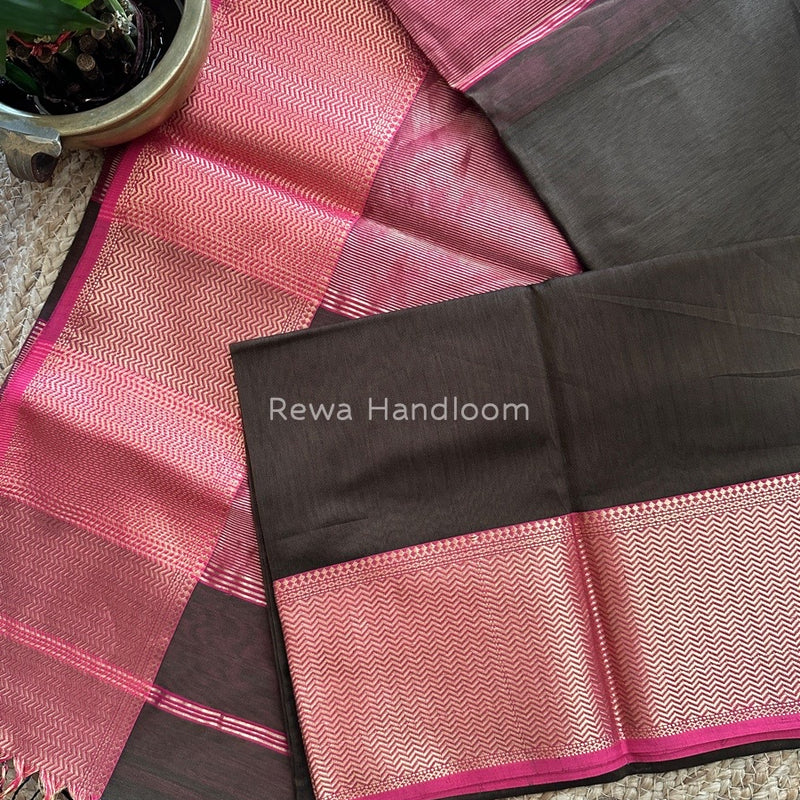 Maheshwari Green Zari Skirt Saree ZS060