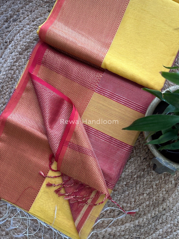 Maheshwari Zari Skirt Saree