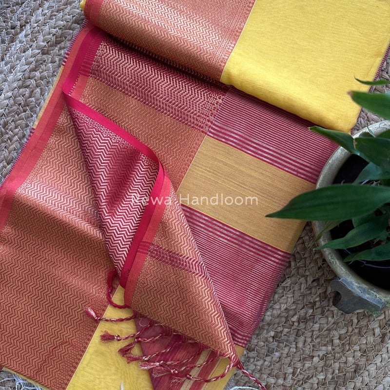 Maheshwari Zari Skirt Saree