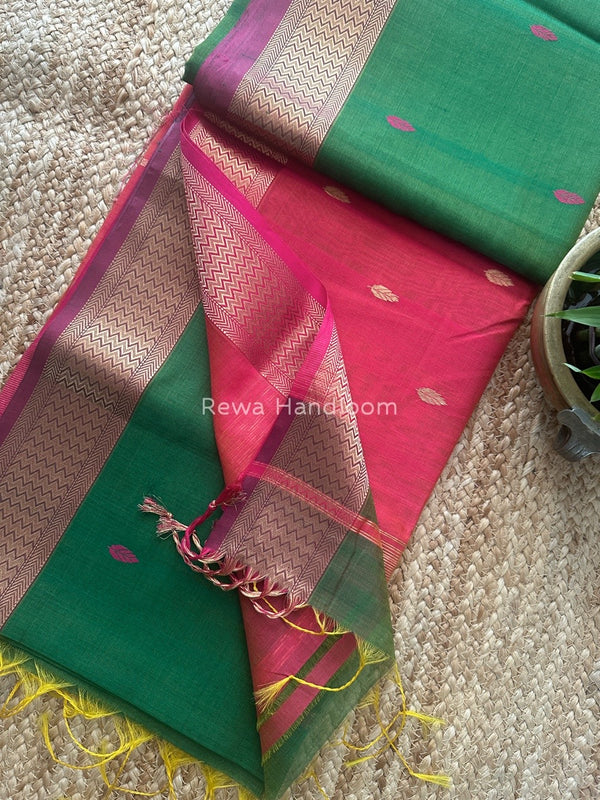 Maheshwari Flower Butti Saree