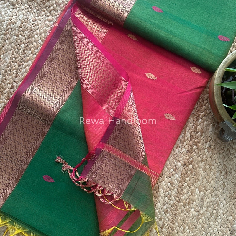 Maheshwari Flower Butti Saree