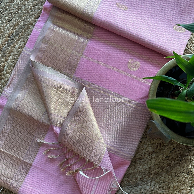 Maheshwari Tissue Butti Saree