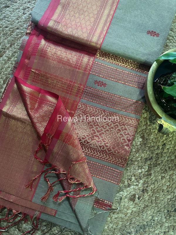 Maheshwari Tissue Rich Pallu Saree
