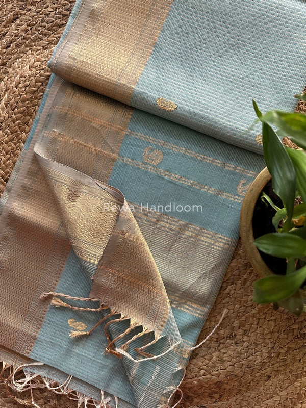 Maheshwari Tissue Butti Saree