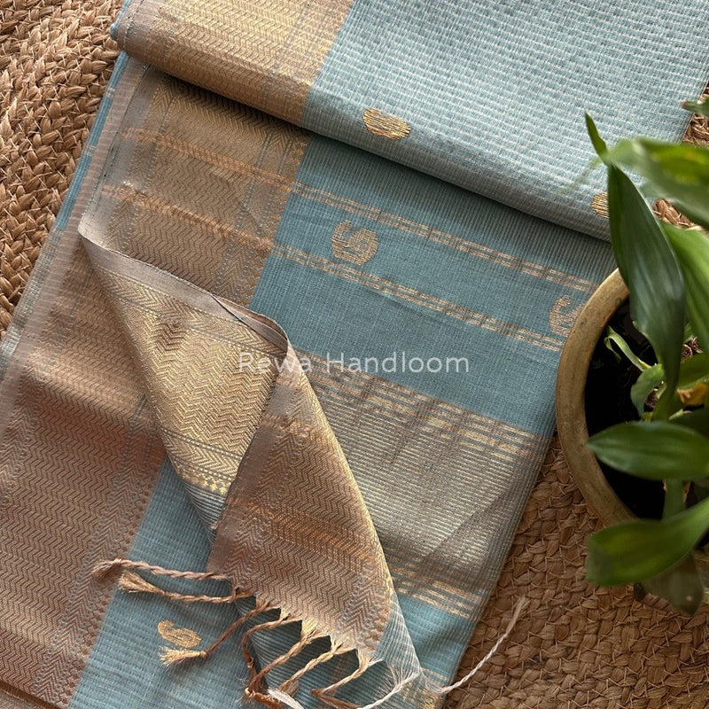 Maheshwari Tissue Butti Saree