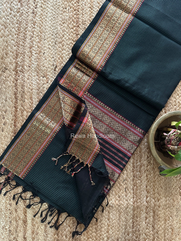 Maheshwari Garbha Reshami Rich Pallu Silk Saree