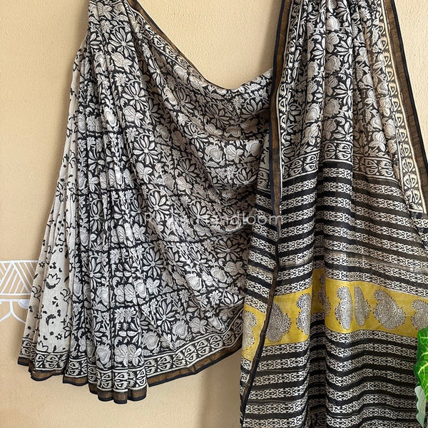  Chanderi Silk Printed Saree