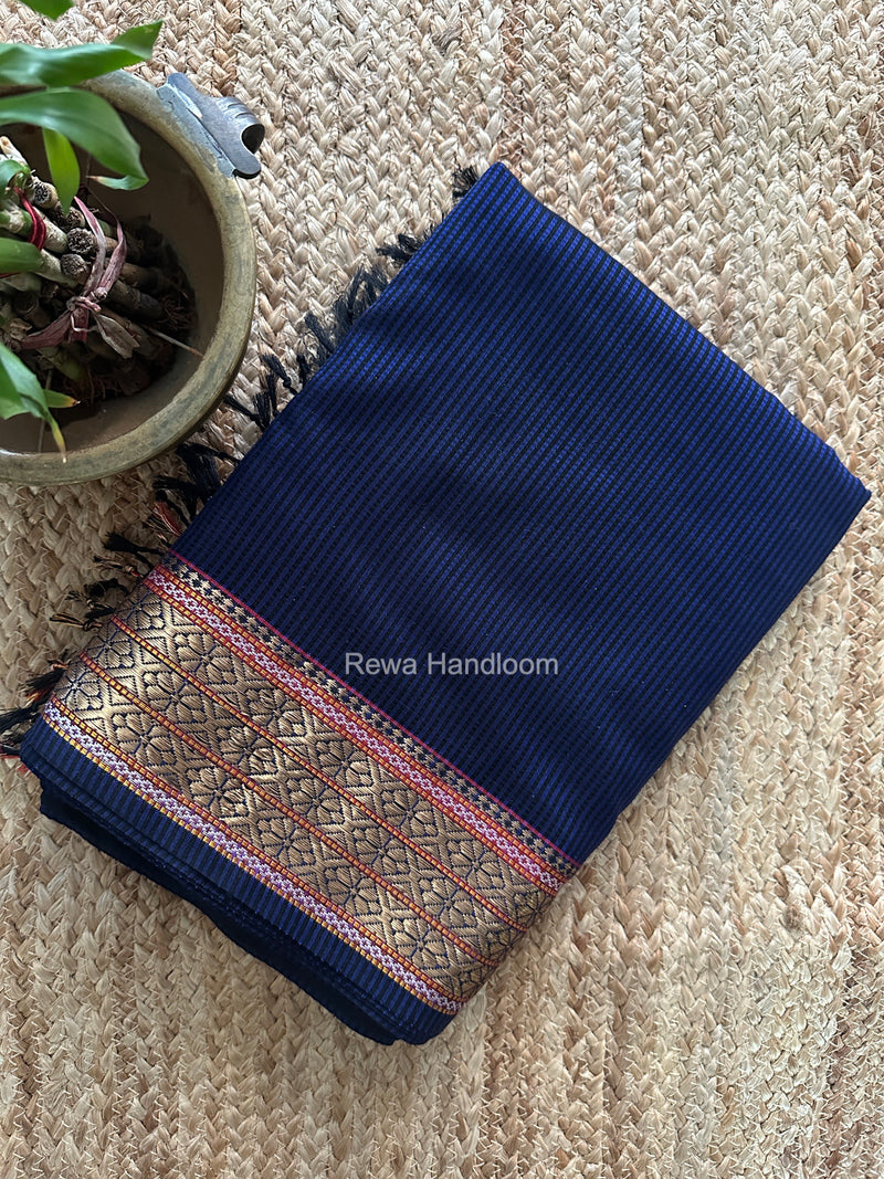 Maheshwari Violet Garbha Reshami Rich Pallu Silk Saree GRS018