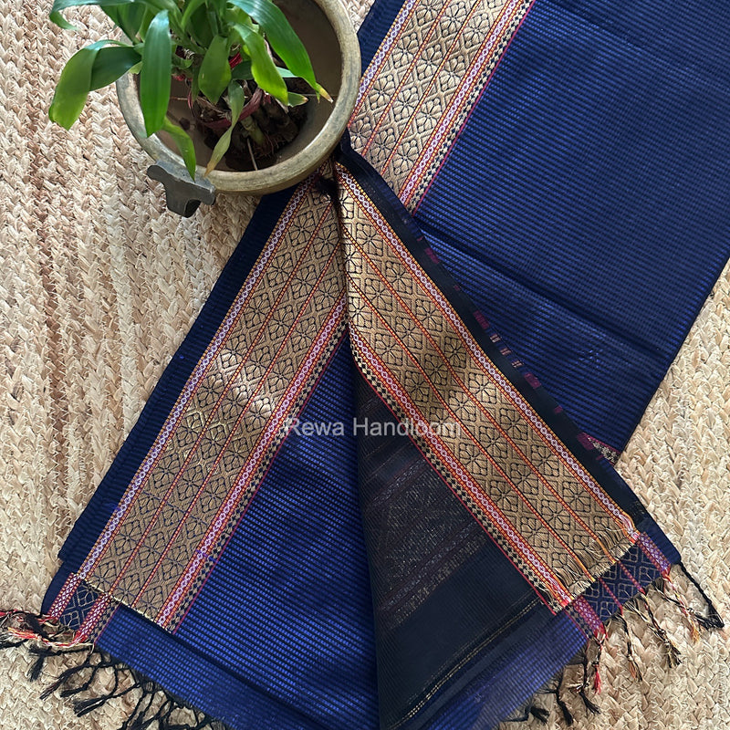 Maheshwari Violet Garbha Reshami Rich Pallu Silk Saree GRS018