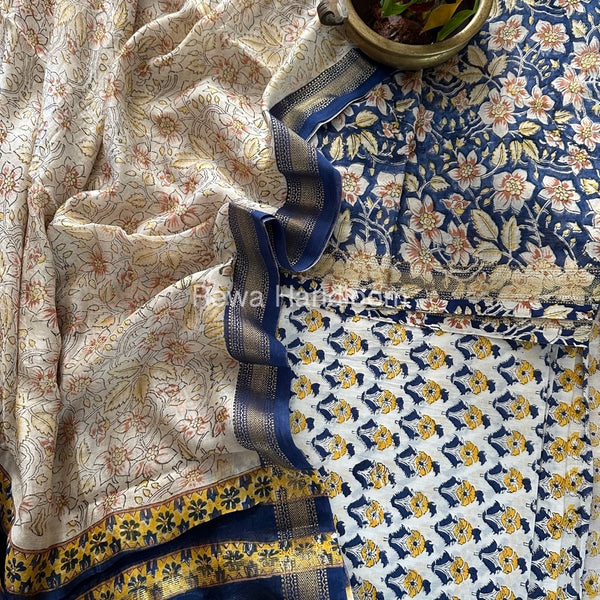 Chanderi Maheshwari Border Suit