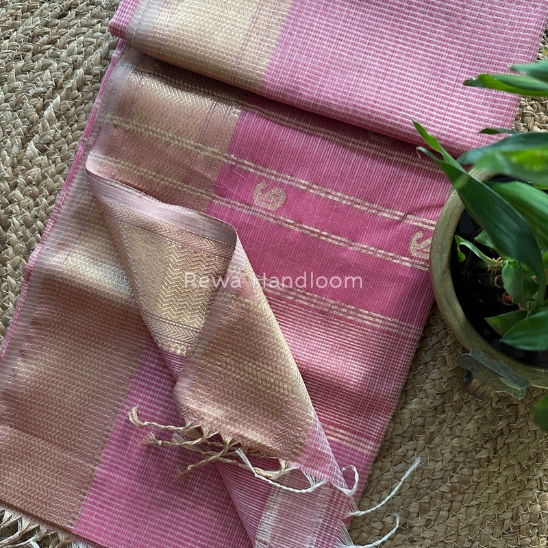 Maheshwari Tissue Butti Saree