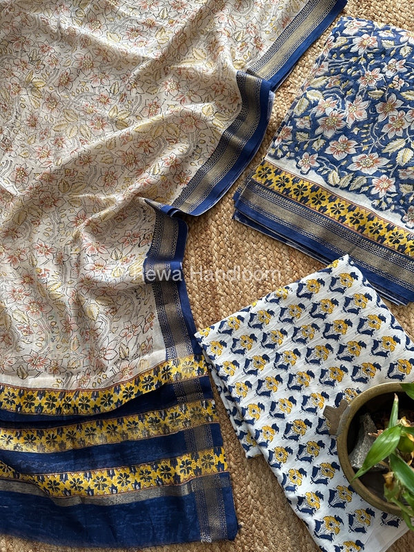  Chanderi Maheshwari Border Suit