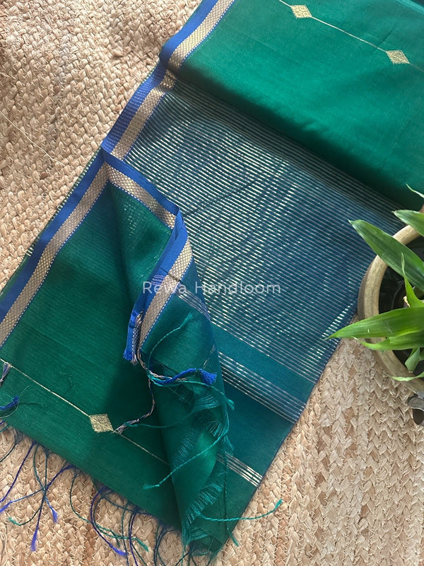 Lining Butti Shaded Maheshwari Saree