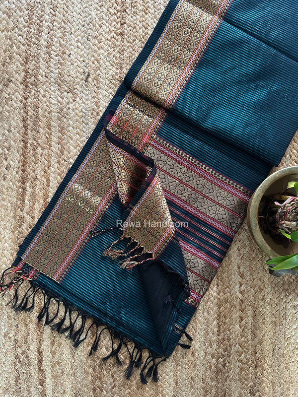Maheshwari Garbha Reshami Rich Pallu Silk Saree