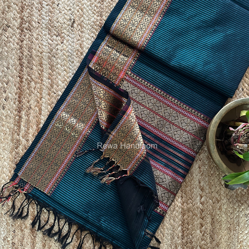 Maheshwari Garbha Reshami Rich Pallu Silk Saree