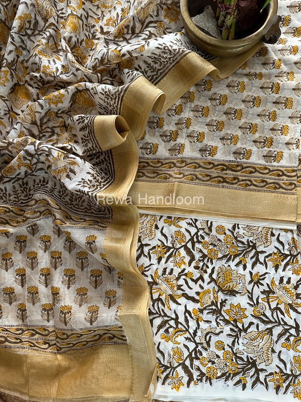  Chanderi Maheshwari Border Suit