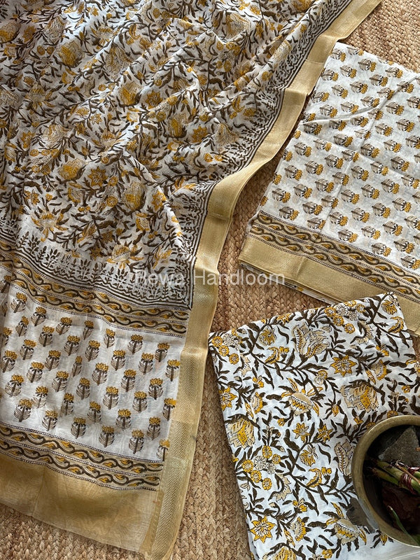  Chanderi Maheshwari Border Suit