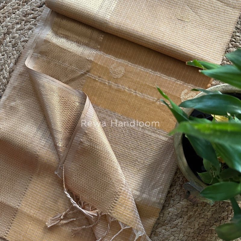 Maheshwari Tissue Butti Saree