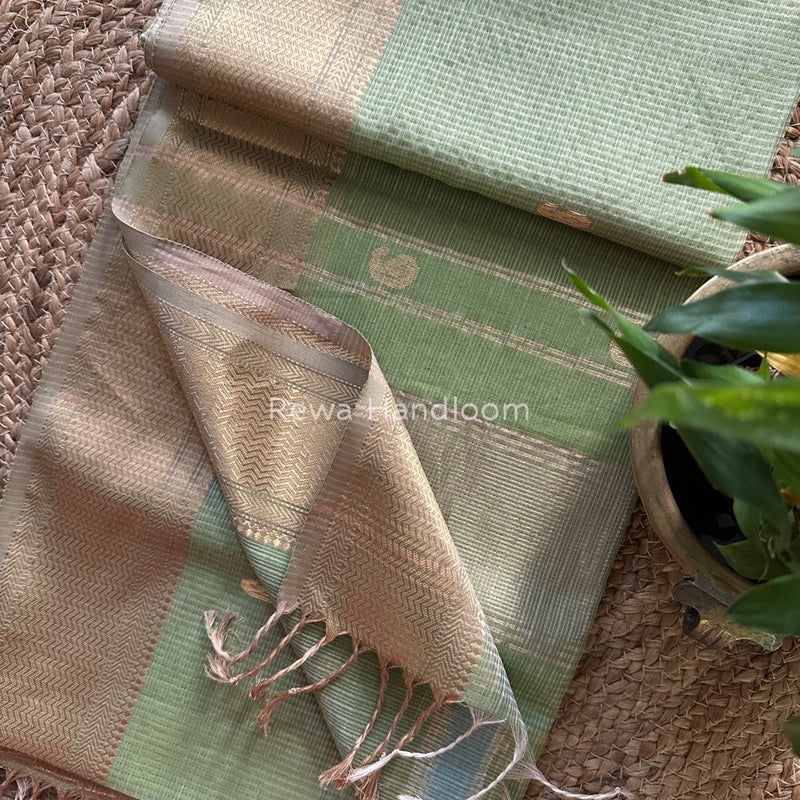 Maheshwari Tissue Butti Saree