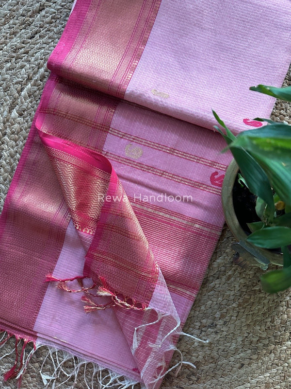 Maheshwari Tissue Butti Saree