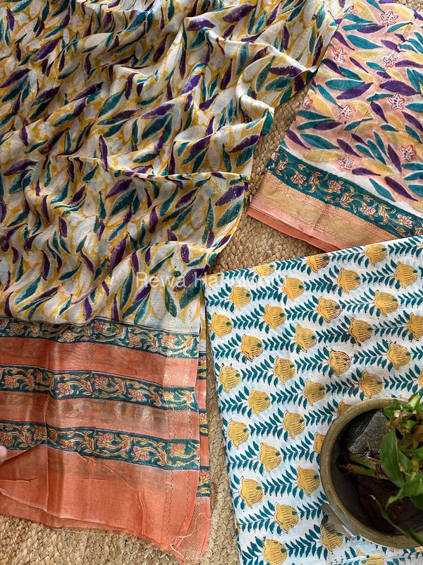  Chanderi Maheshwari Border Suit