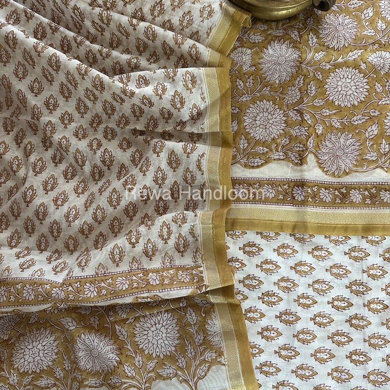  Chanderi Printed Suit