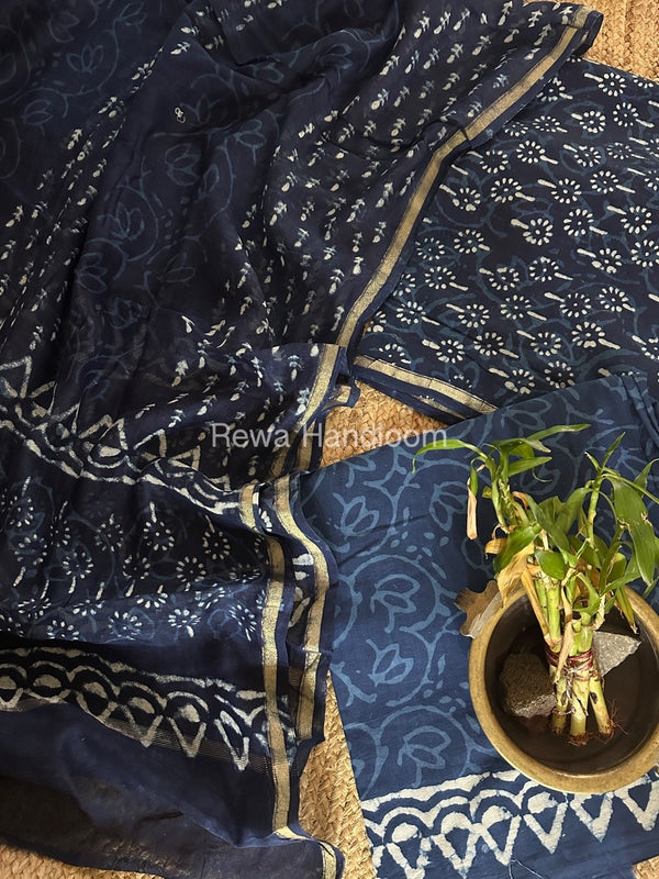  Chanderi Printed Suit