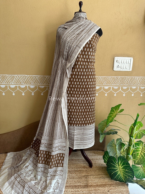  Bagh Print Cotton Suit