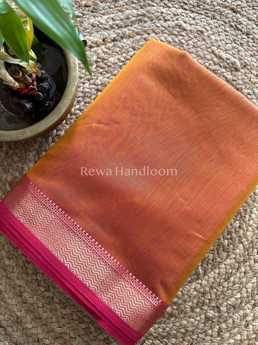 Maheshwari Rewa Border Saree 