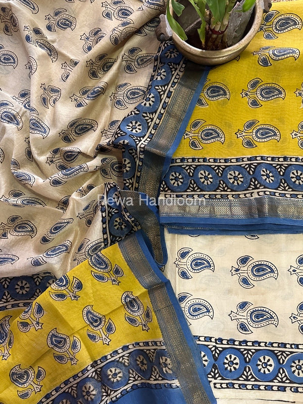  Chanderi Maheshwari Border Suit