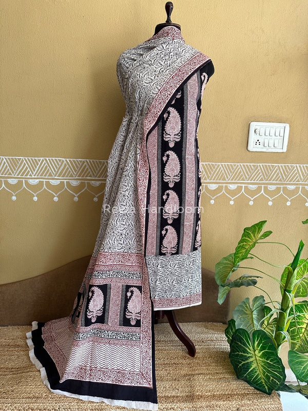 Bagh Print Cotton Suit