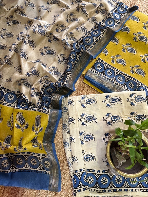  Chanderi Maheshwari Border Suit