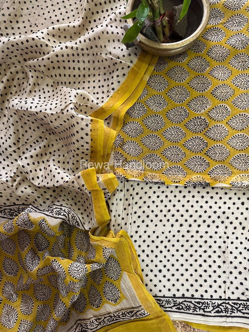  Chanderi Printed Suit