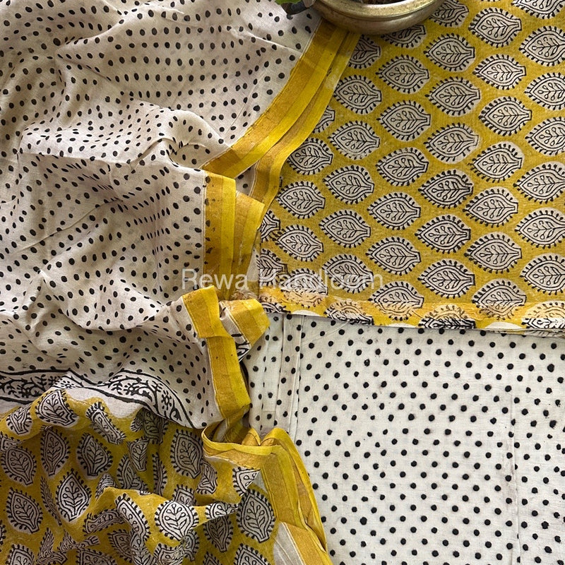 Chanderi Printed Suit