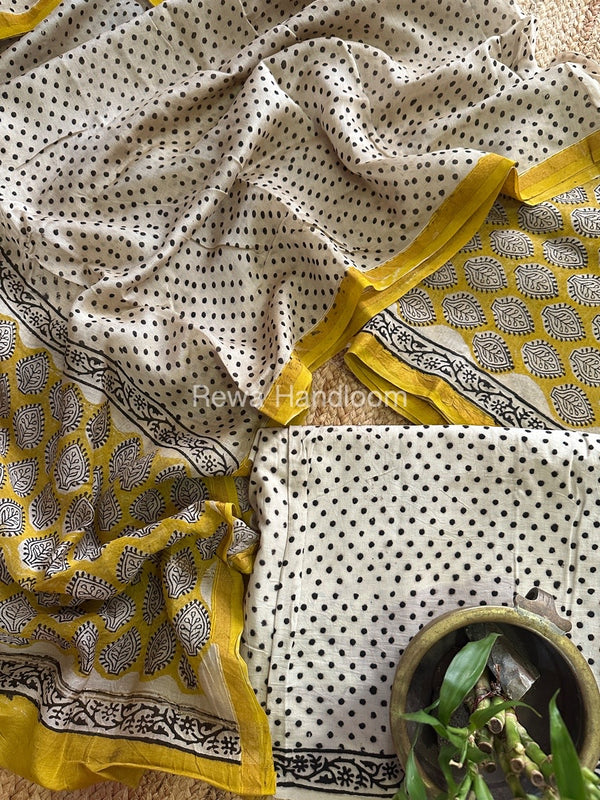  Chanderi Printed Suit