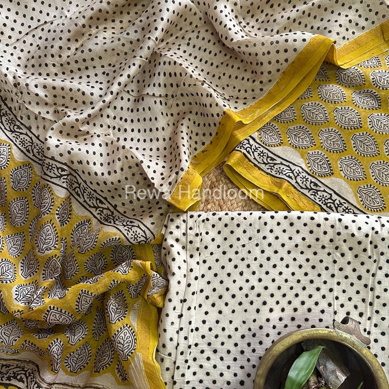  Chanderi Printed Suit