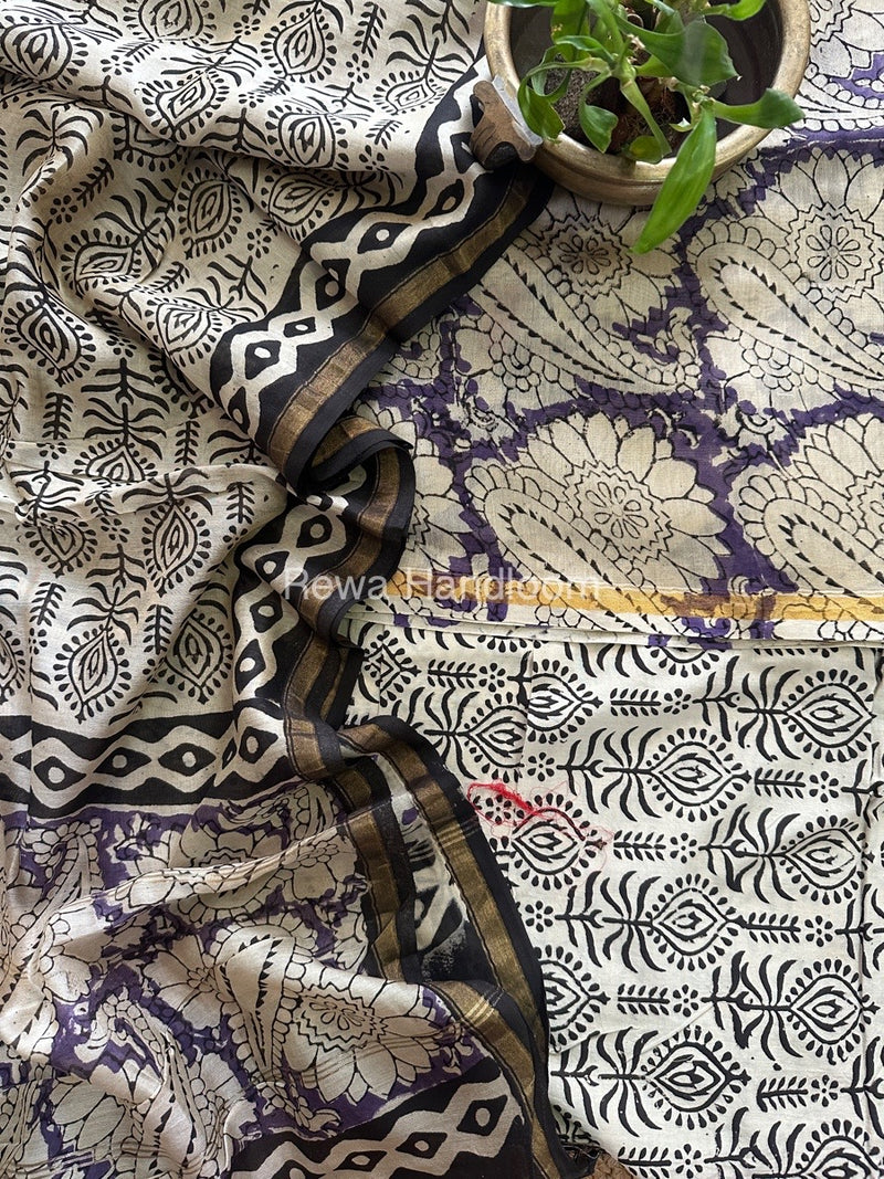  Chanderi Printed Suit