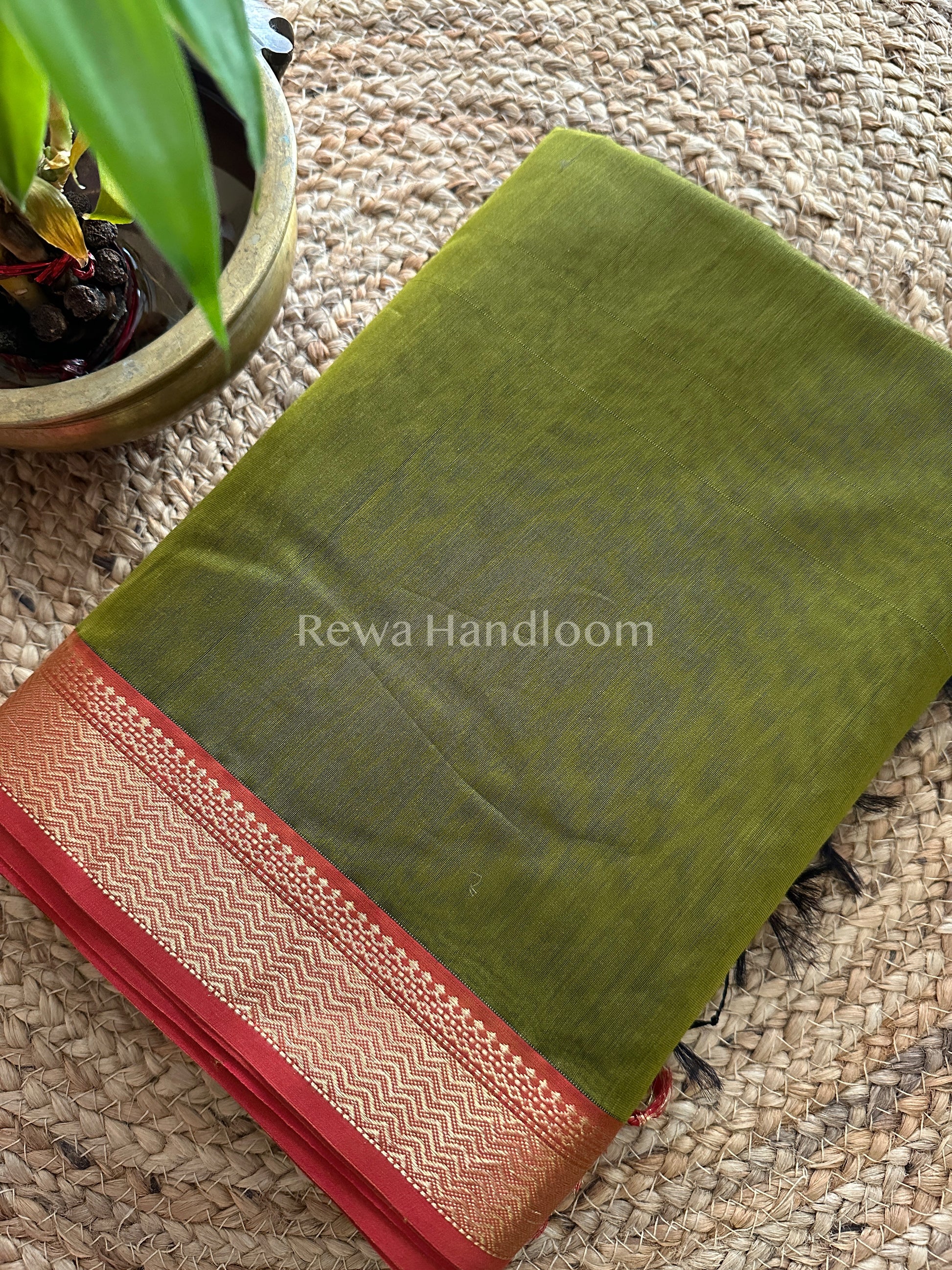 Maheshwari Rewa Border Saree