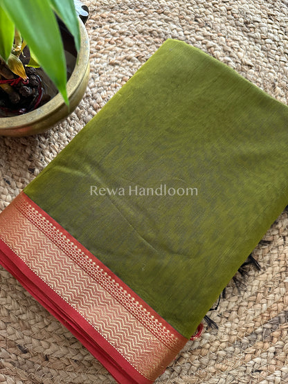 Maheshwari Rewa Border Saree