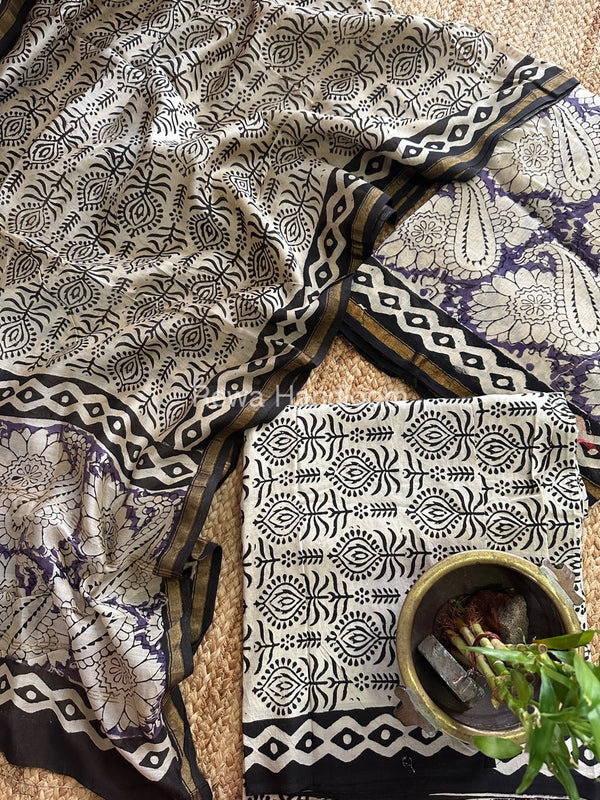  Chanderi Printed Suit